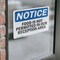Signmission Food Is Not Permitted In Our Reception Area, 7 in W x Rectangle, Vinyl Decal OS-2PACK-NS-D-57-L-12822 - alternate 5